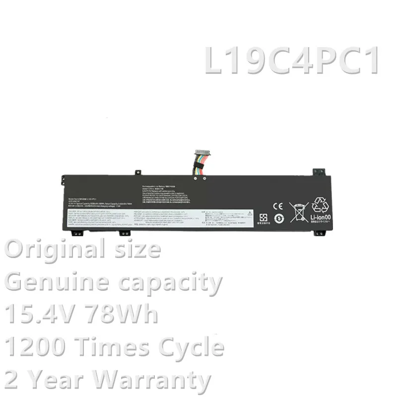 CSBD 15.4V 78Wh 5180mAh Model L19C4PC1 L19M4PC1 Battery For Lenovo Legion R7000 Y7000 Y7000P laptop