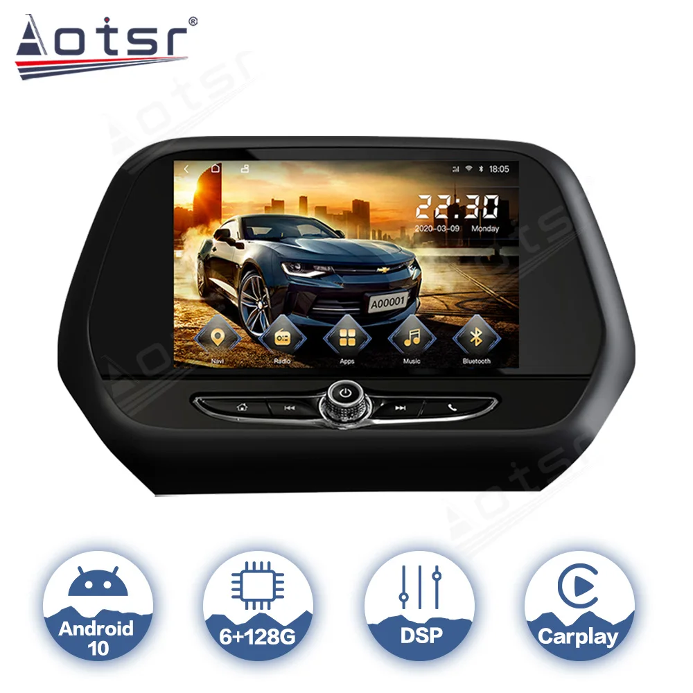 Car Radio For Chevrolet Camaro 2016 - 2021 Android 10 Multimedia Player Auto Stereo GPS Navigation DSP IPS Carplay AutoRadio