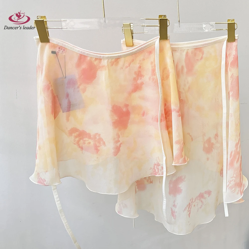 กระโปรงบัลเลต์สั้นแบบไล่สี, กระโปรงเต้นรำสำหรับผู้หญิง, กระโปรงฝึกซ้อมยิมนาสติก, เสื้อผ้าสำหรับผู้หญิง, กระโปรงเต้นรำลิริคอล