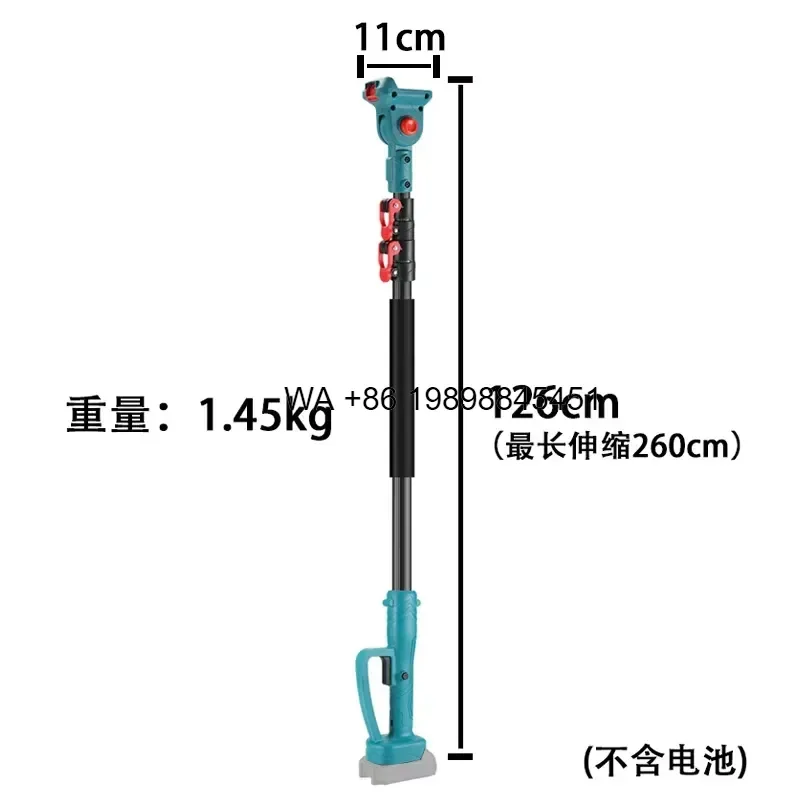 Wmwmnu for Gardening Tools Set 3 in 1 High Pruning Shears Cordless Pruning Shears Chainsaw with Telescopic Pole