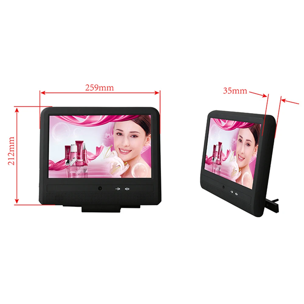 Taxireclame Speler Tablet Android Voertuig Gemonteerde Terminal 4G Lte 10.1 Inch Touchscreen Met Beugel Usb Auto Aan