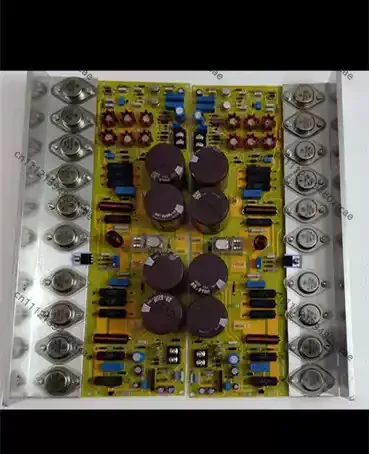Finished Discrete HiFi Power Amplifier Board, Referenced Classic European Audio Circuit, High Fidelity Stereo Amp Board