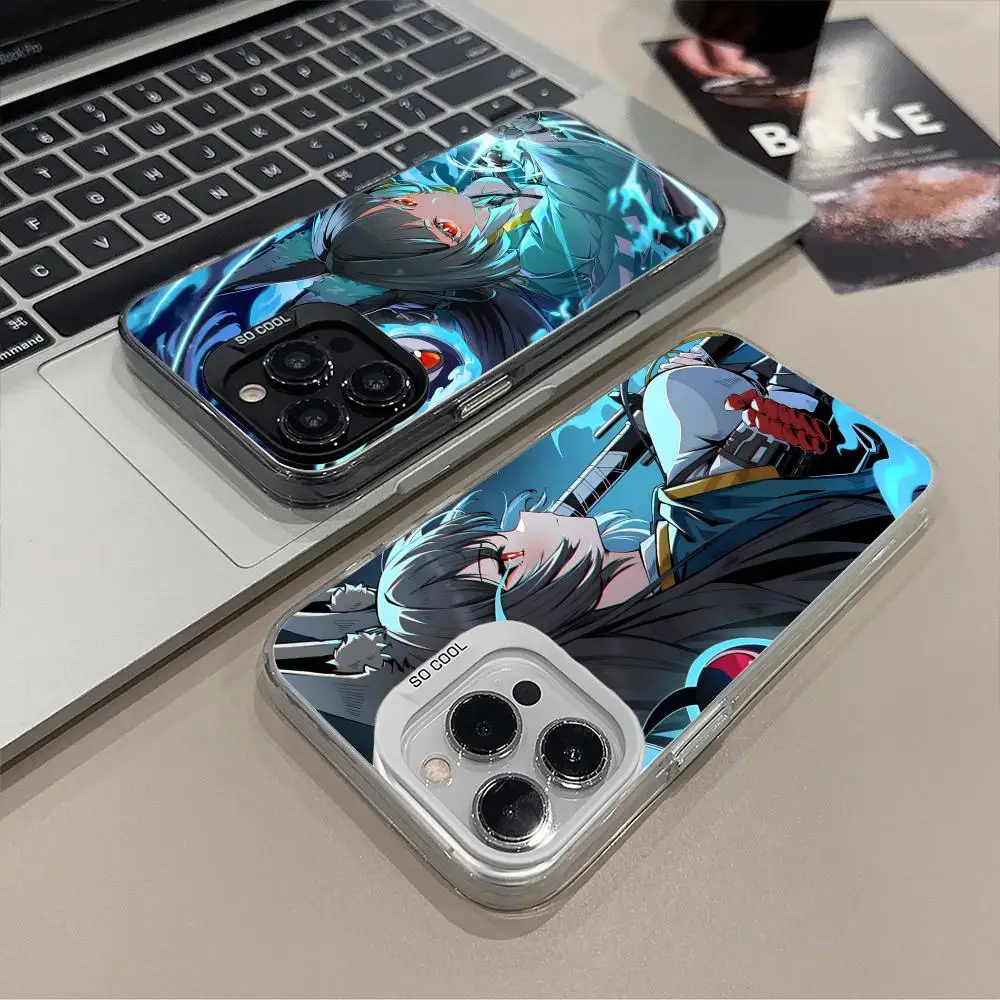 

Zenless Zone Hoshimi Miyabi Phone Case for iPhone 17 16 15 14 13 12 11 X XR XS 8 7 Pro Max Plus Translucent Colour Protective