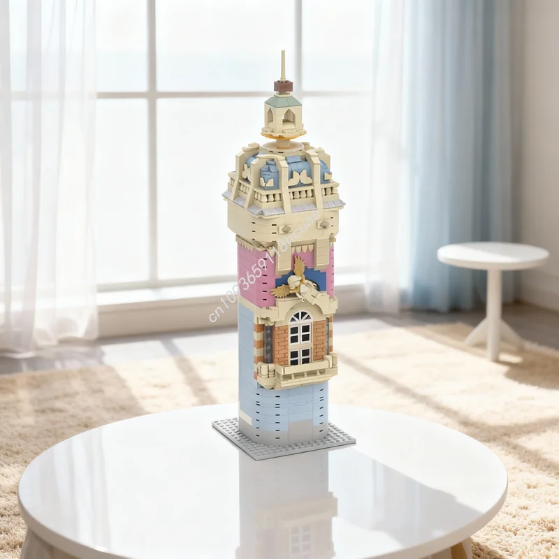 

910pcs MOC Tour LU Nantes France Architecture Model Building Toy Blocks Assemble DIY Idea Christmas Gifts Education Creative