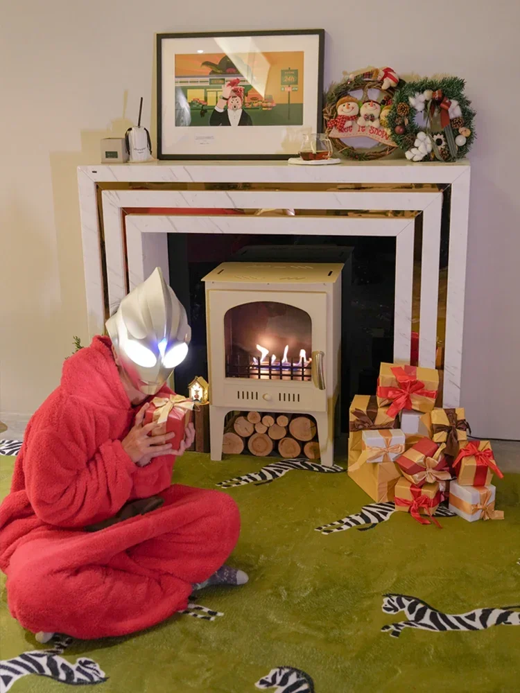 Fireplace, alcohol, real fire decorative cabinet, household real flame heater, wood burning, courtyard, European style ornaments