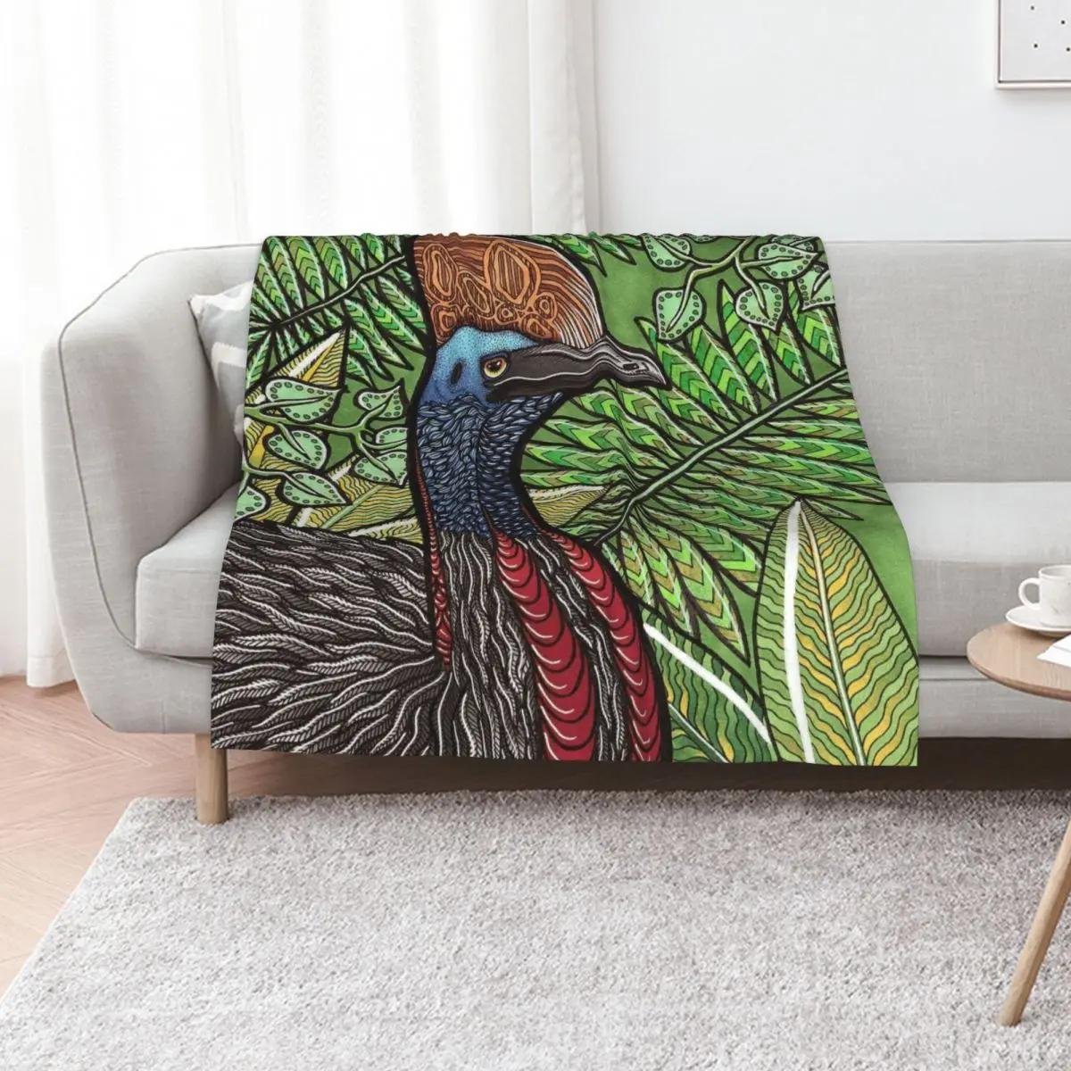

Cassowary Throw Blanket Luxury Thicken Decorative Throw Flannels Luxury Brand Blankets