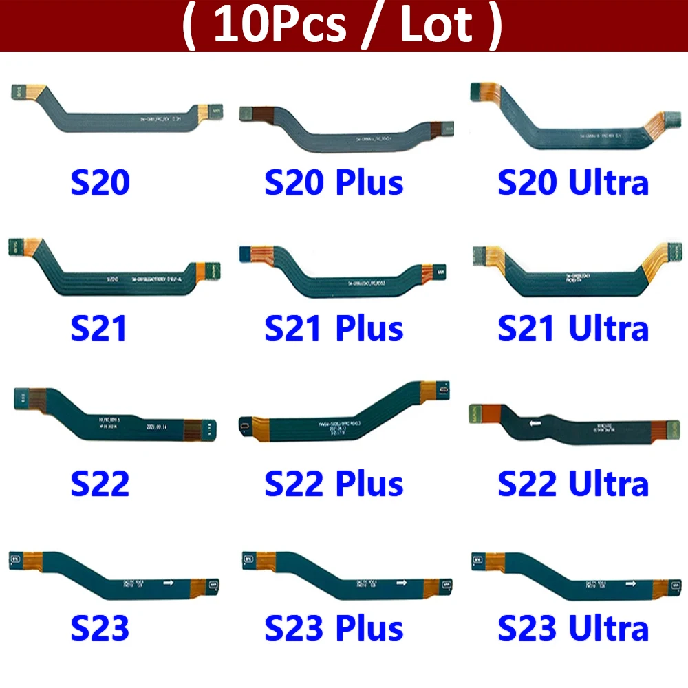 10Pcs, New For Samsung S20 S21 S22 S23 S24 Plus Ultra 4G 5G Signal Antenna Main Board Connector LCD Motherboard Flex Cable