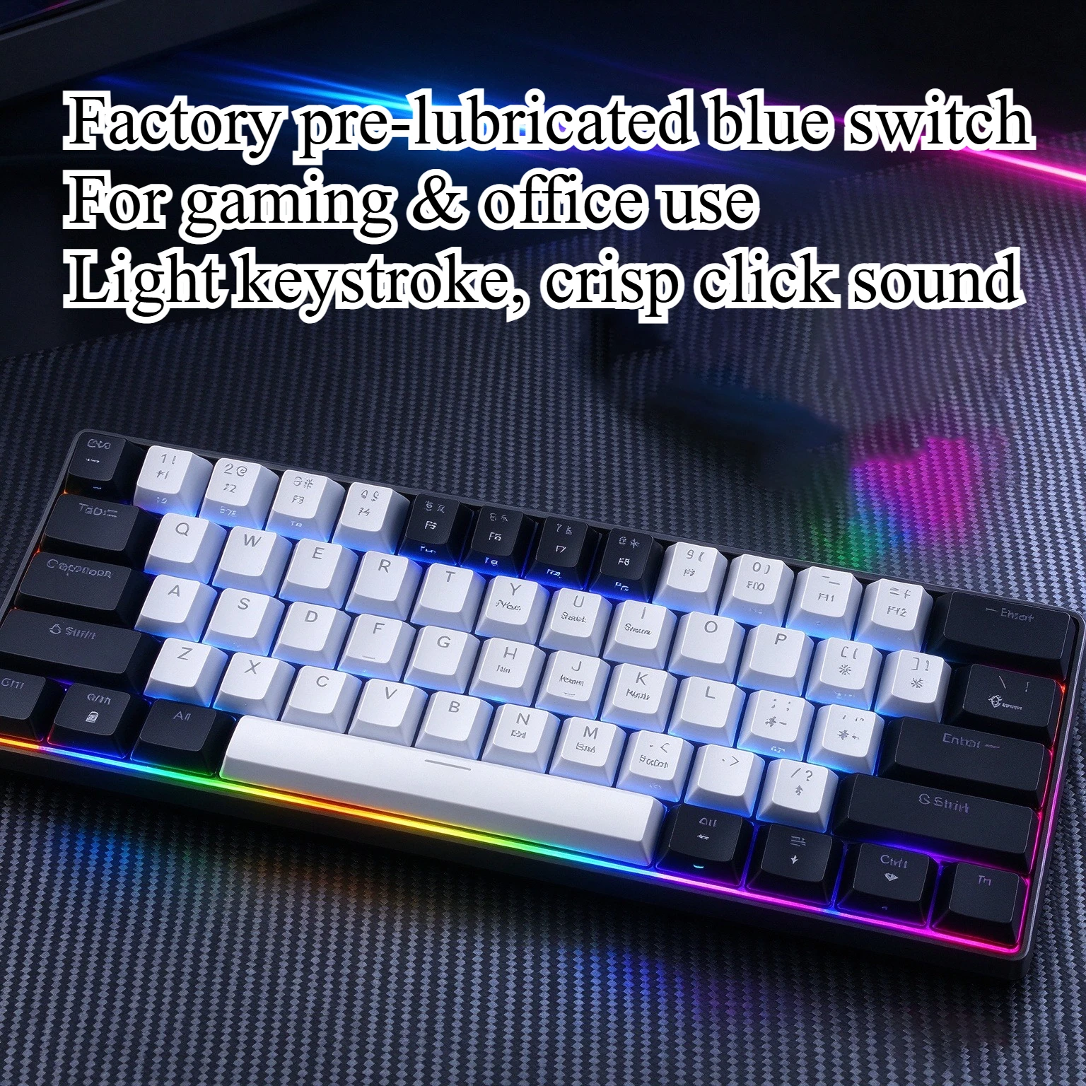 Set da gaming compatto con tas - Keyboard Gaming Blue Switch recensione e prezzo