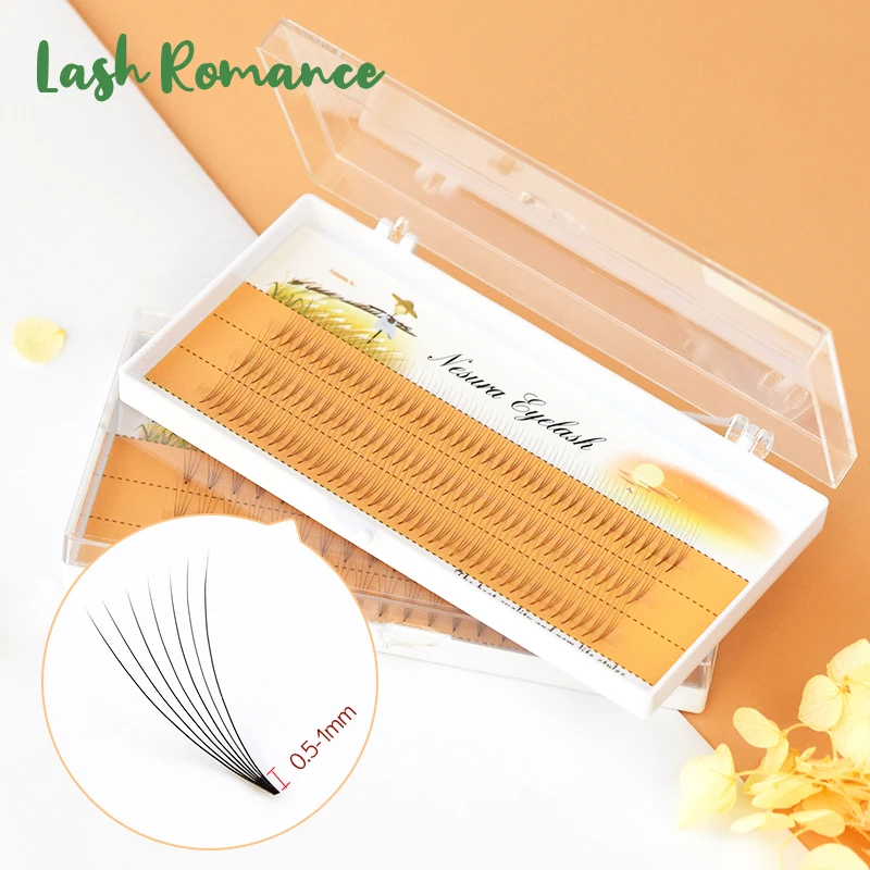 H&L SINCE 1990 3 Lines Faux Mink Premade Russian Volume 3D to 10D Heat Bonded Pre Made Volume Fans Eyelash Extension Supplies