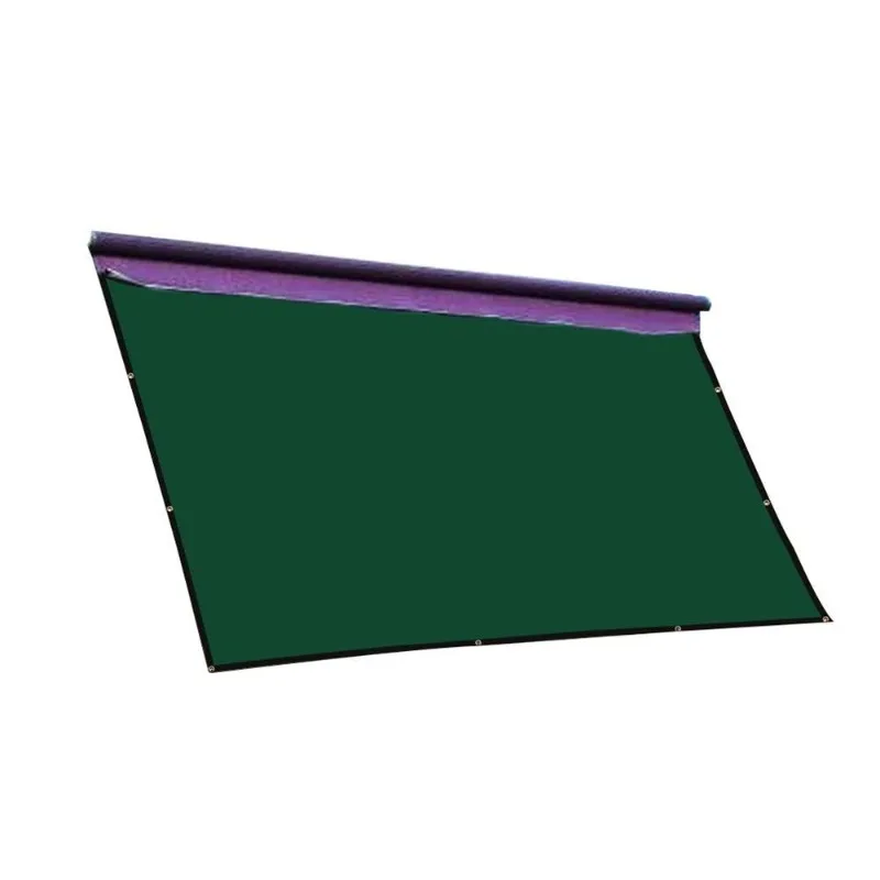 

Privacy Sunblock Screen Kit Dark Green Awning Shade Panel UV Block For Camper Trips Easy To Install And Remove