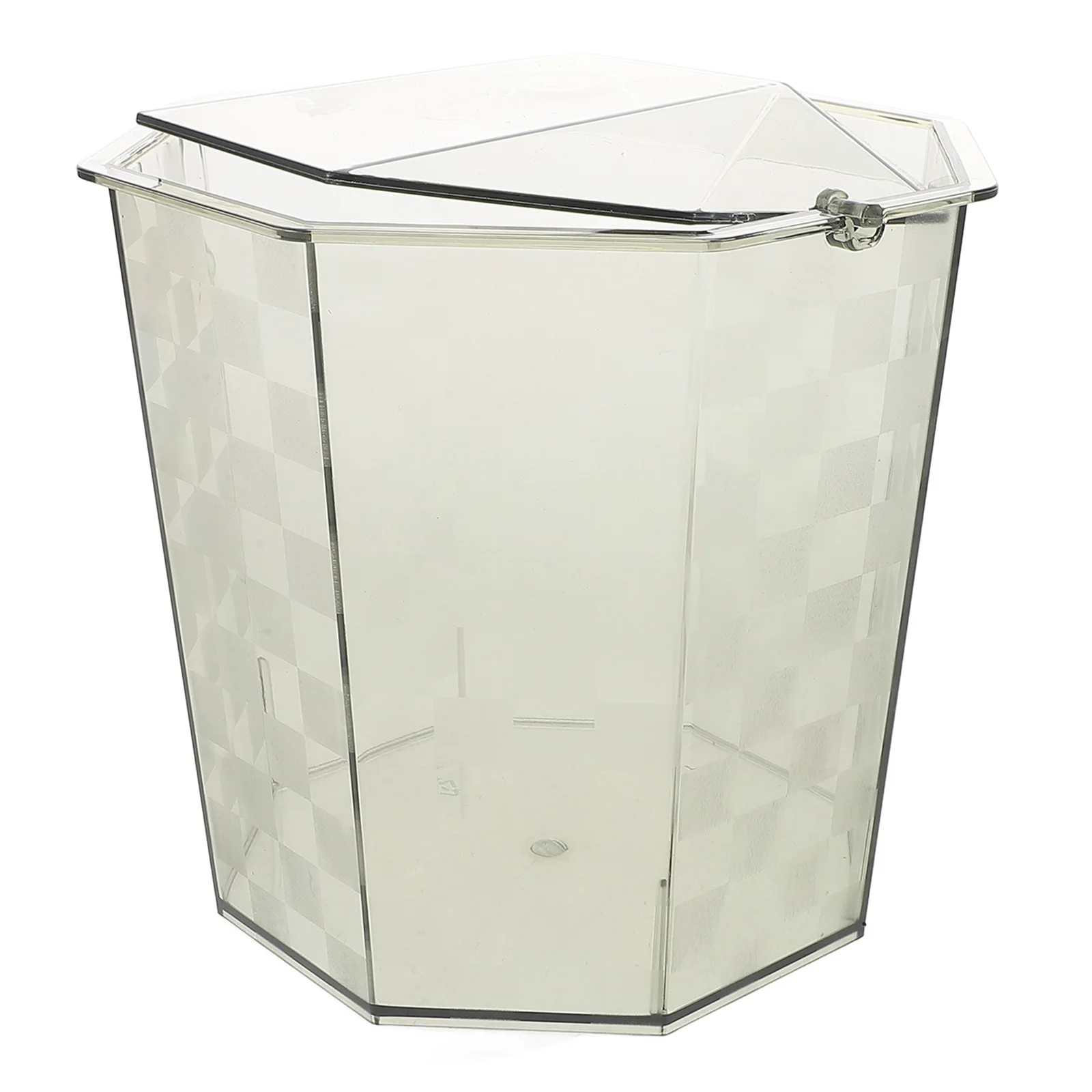 

Mini Trash Can with Lid Kitchen Household Desktop Garbage Container Swing Lid Rubbish Bin Storage Box Fruit Peel Paper Storage