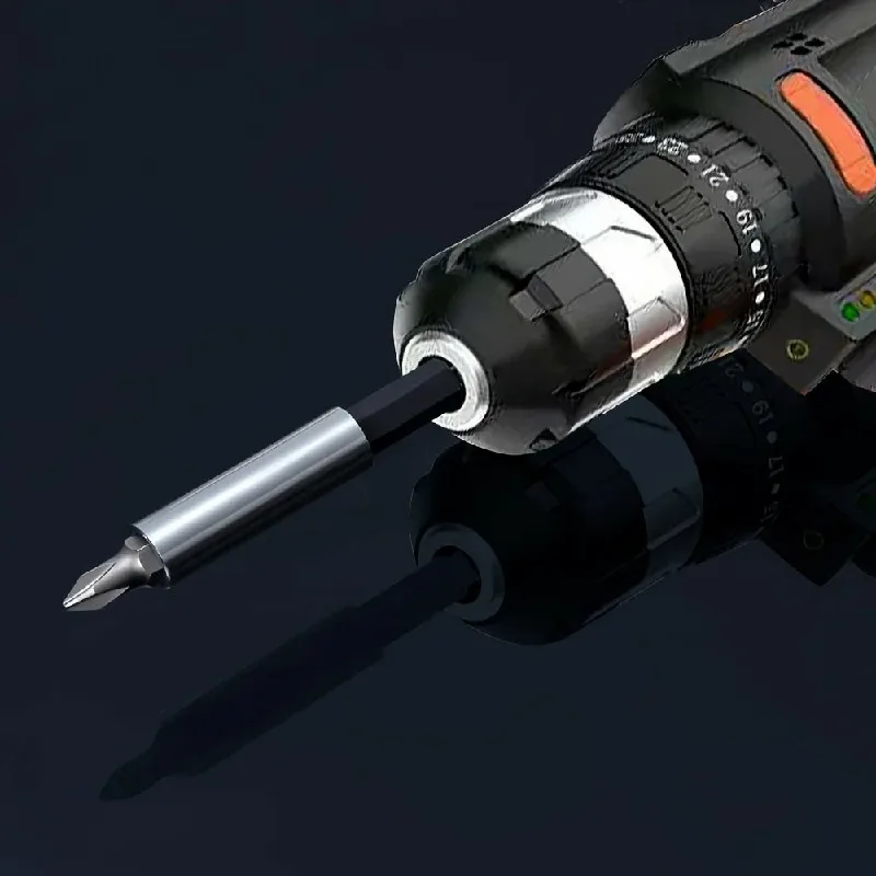 WEELEE 1/4 Zoll Magnetischer Verlängerter Schraubendreher-Kopfhalter-Set mit Sechskantgriff-Adapter für Bohrer- und Schraubendreherköpfe – Detail 8
