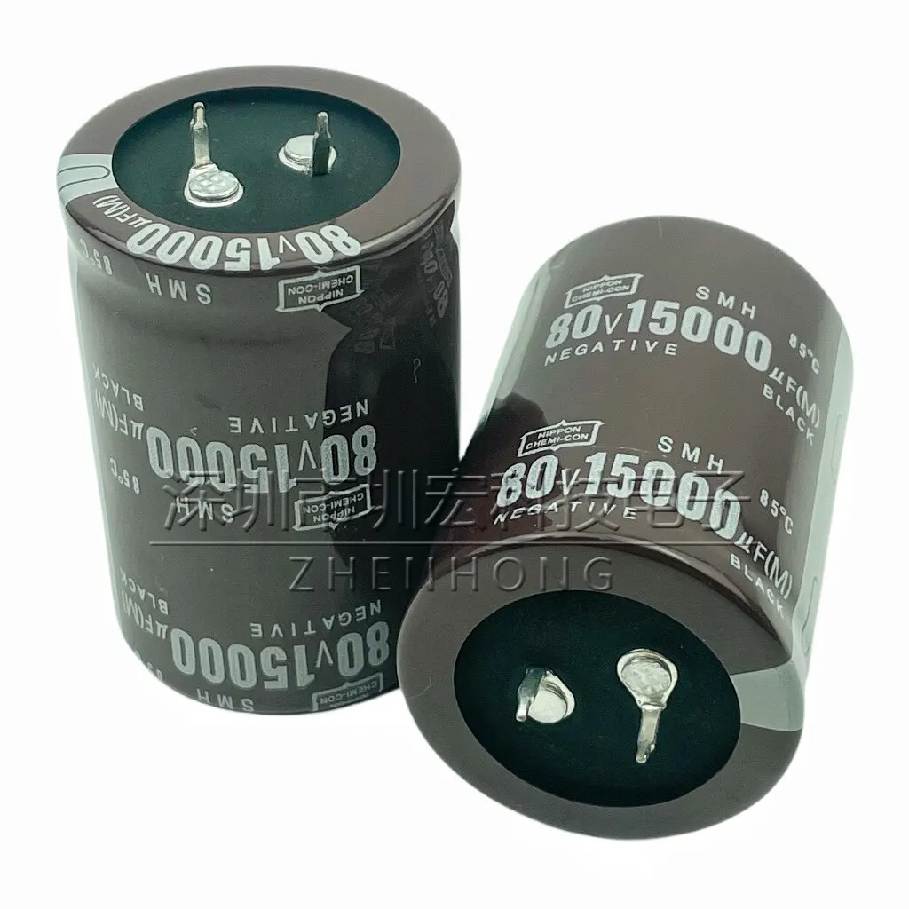 1-10pcs Imported NIPPON CHEMI-CON 80V 15000UF 35*50 Original Brand New 80V15000UF Hard-Pin Large Electrolytic Capacitor