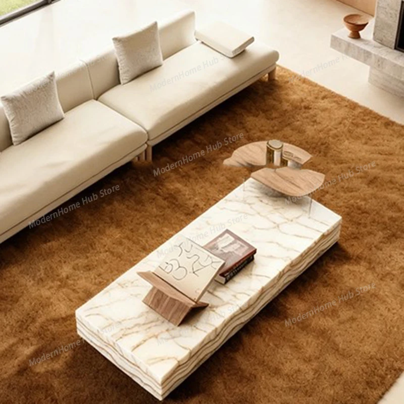 Center Writing Coffee Table Aesthetic Industrial Luxury Decoration Coffee Table Clear Unique Mesa Auxiliar Postmodern Furniture