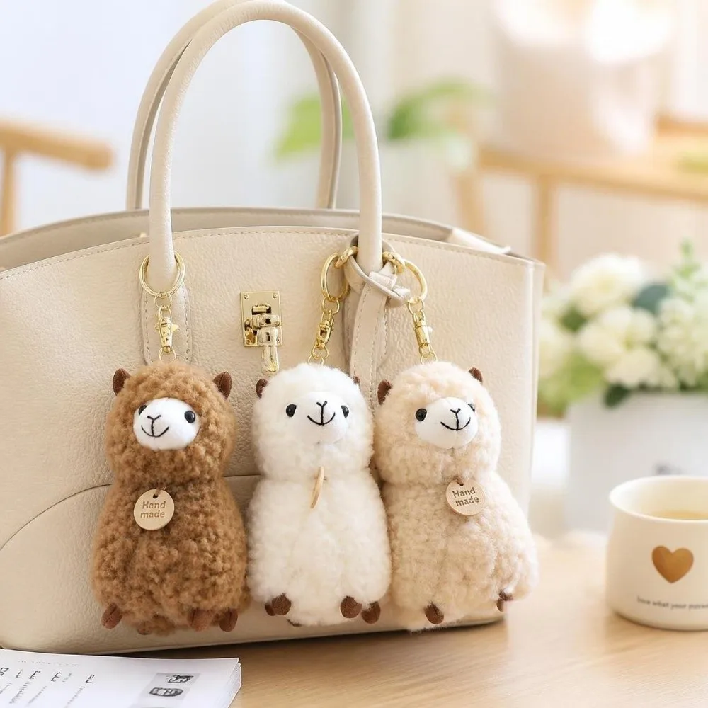 Curly Lovely Little Cartoon Animals Stuffed Animal Grabbing Alpaca Holiday Gift