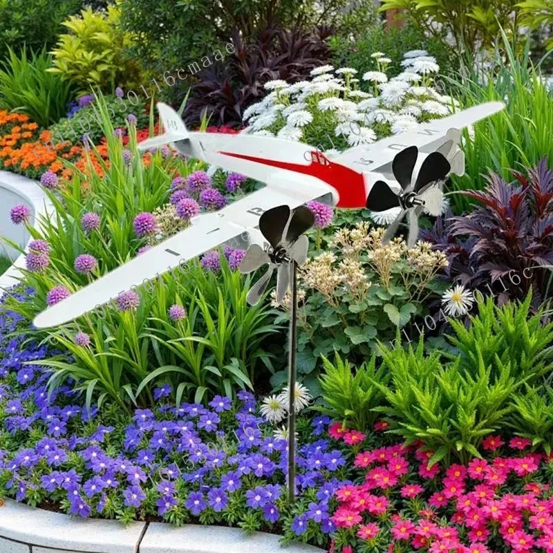 New Airplane Wind Towards The Standard Shape SculptureArt Decoration Courtyard Garden Outside Lawn