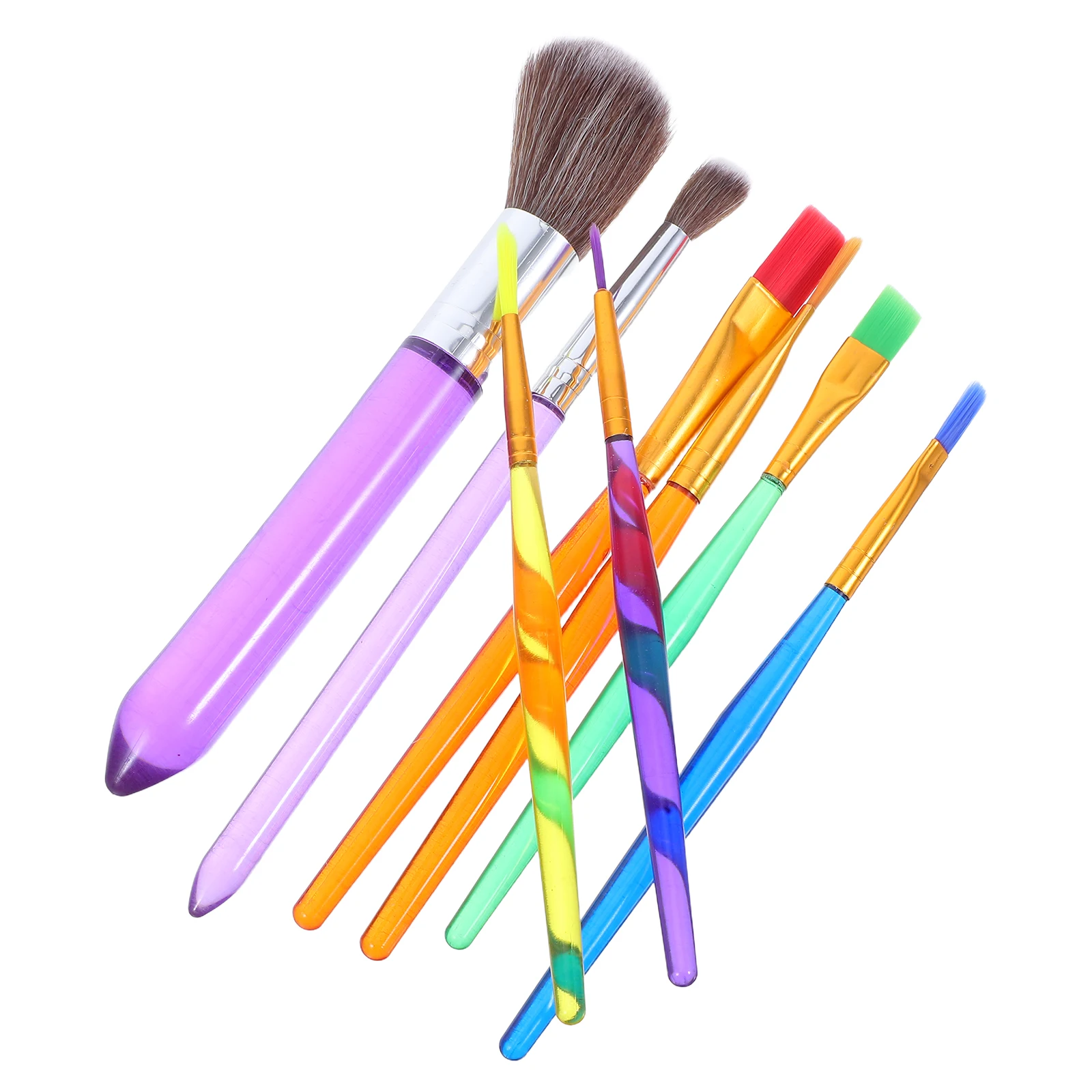 

8 Pcs Engraving Pen Set Plastic Dessert Brush Household Tool Multi-function Cake Accessory Cookie Fondant Dust Paint DIY