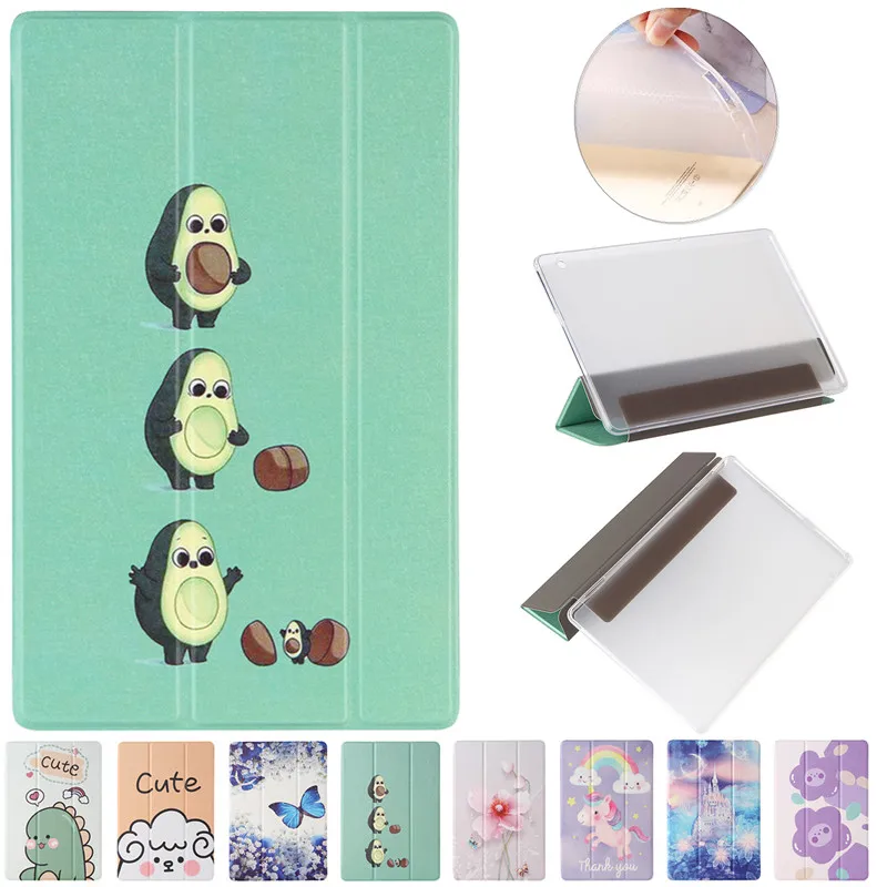 

Симпатичный чехол с авокадо для Amazon Kindle Fire 7 дюймов Чехол 2019 2017 2015 мягкий чехол-книжка из ТПУ с подставкой для Amazon Fire 7 чехол для планшета 2019 дети