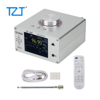 TZT TEF6686 DIY Desktop Digital Radio Opensource Full Band Receiver DSP RDS AM FM Radio with Atmosphere Light
