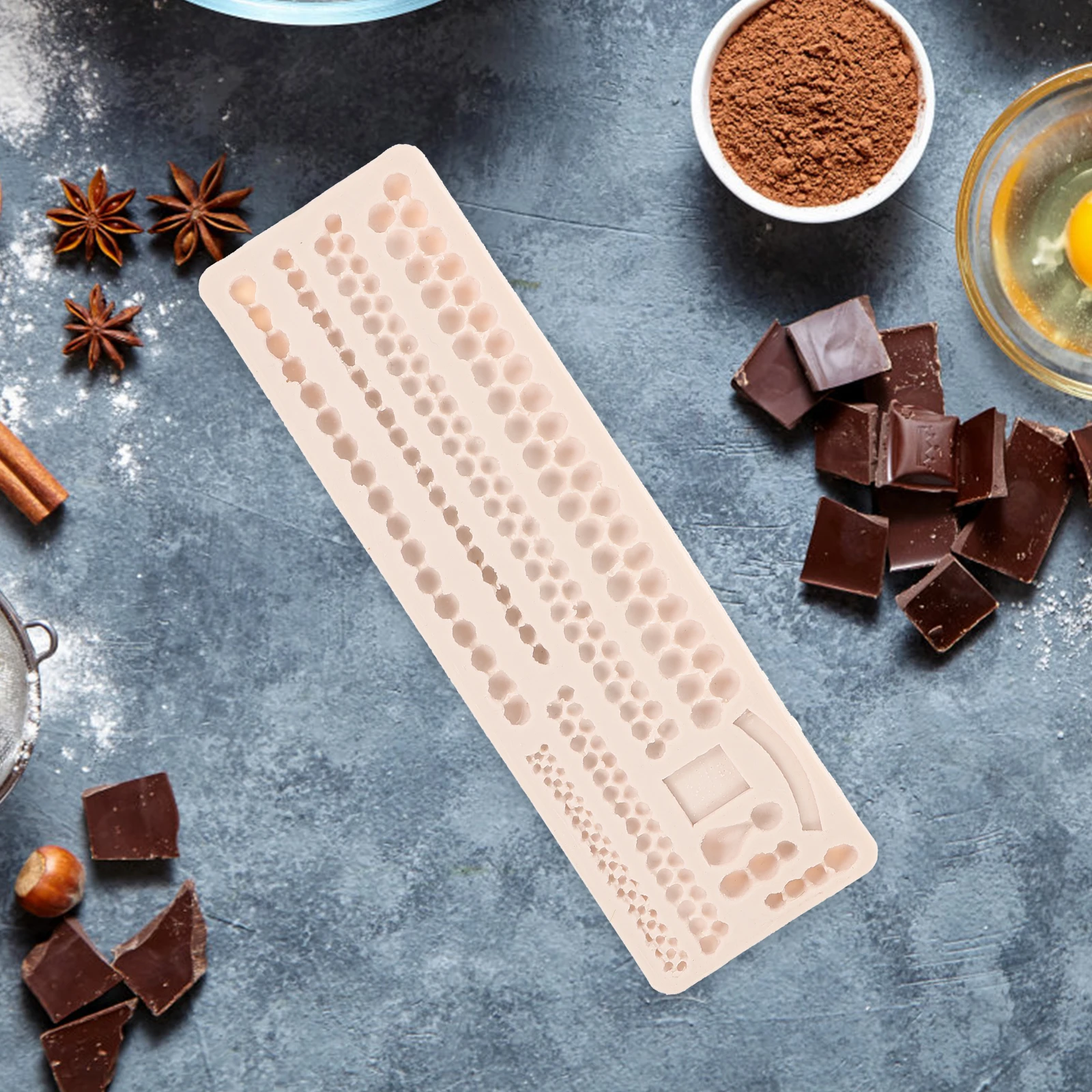 

DIY формы для выпечки, силиконовые формы цвета слоновой кости, маленькие формы для шоколада, жемчужное печенье, силиконовый инструмент для маленьких форм для шоколада, хит продаж