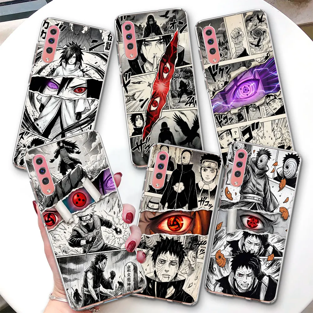 Sharingan Comic Case for Samsung Galaxy A06 A07 A50 A50s A05s A20 A30 A05 A20s A30s A02s A03 A04s TPU Transparent Phone Cover