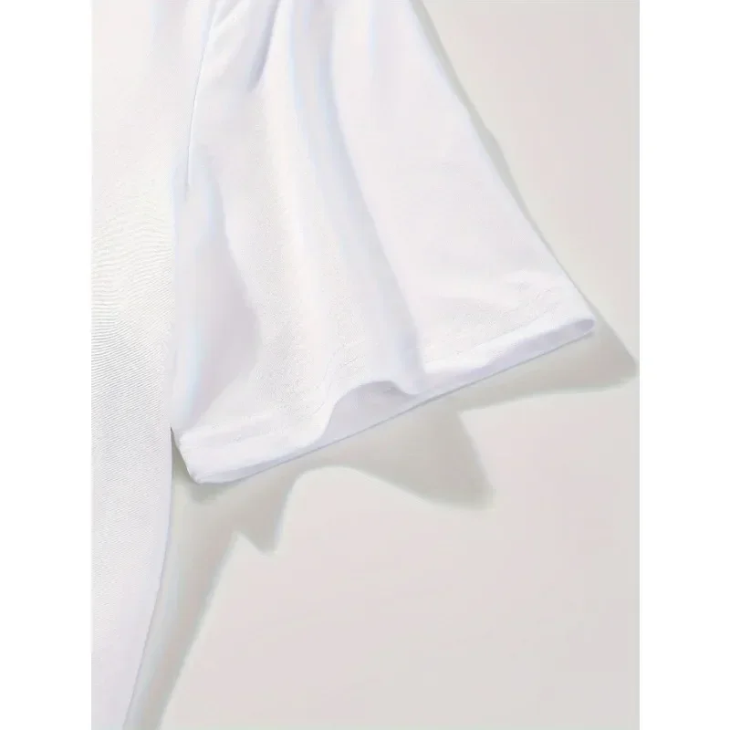 المرأة عارضة س الرقبة قصيرة الأكمام تي شيرت ، ميامي شجرة جوز الهند الشاطئ المطبوعة ، جميع الرياضيات ، الملابس القطنية ، أعلى الحد الأدنى #4