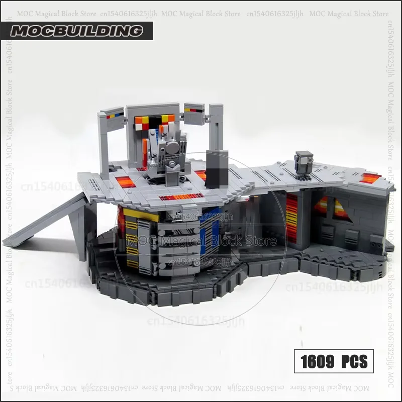 Escena de película Cloud City MOC, modelos de bloques de construcción, tecnología de arquitectura Diorama, colección de ladrillos, juguetes de exhibición, regalos de navidad