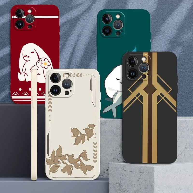 Hot Honkai:Star Rail New Character Chrysos Heirs Exclusive Silicone Soft Cover For iPhone 11-14Pro Cushion Shockproof Phone Case