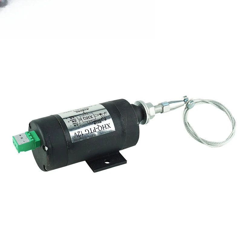 

XHQ-PTG diesel engine fire extinguisher switch power off pull stop device stop solenoid valve 12V/24V