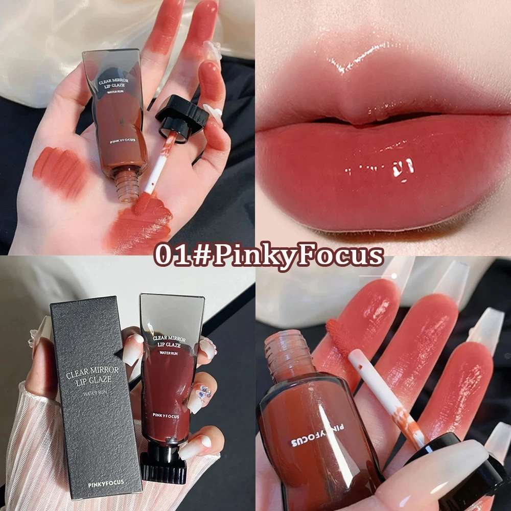 1PC Mirror Lipstick Lip Glaze Makeup Lasting Moisturizing Resistant Silky Lip Gloss Waterproof Non Stick Cup Tint Lip Gloss