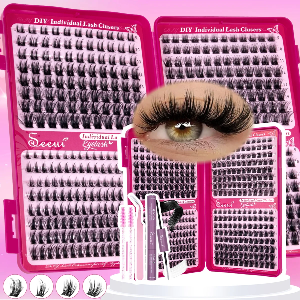 Eyelash Extension For Asian Eyes - DIY Individual Eyelash Extension Kit Natural