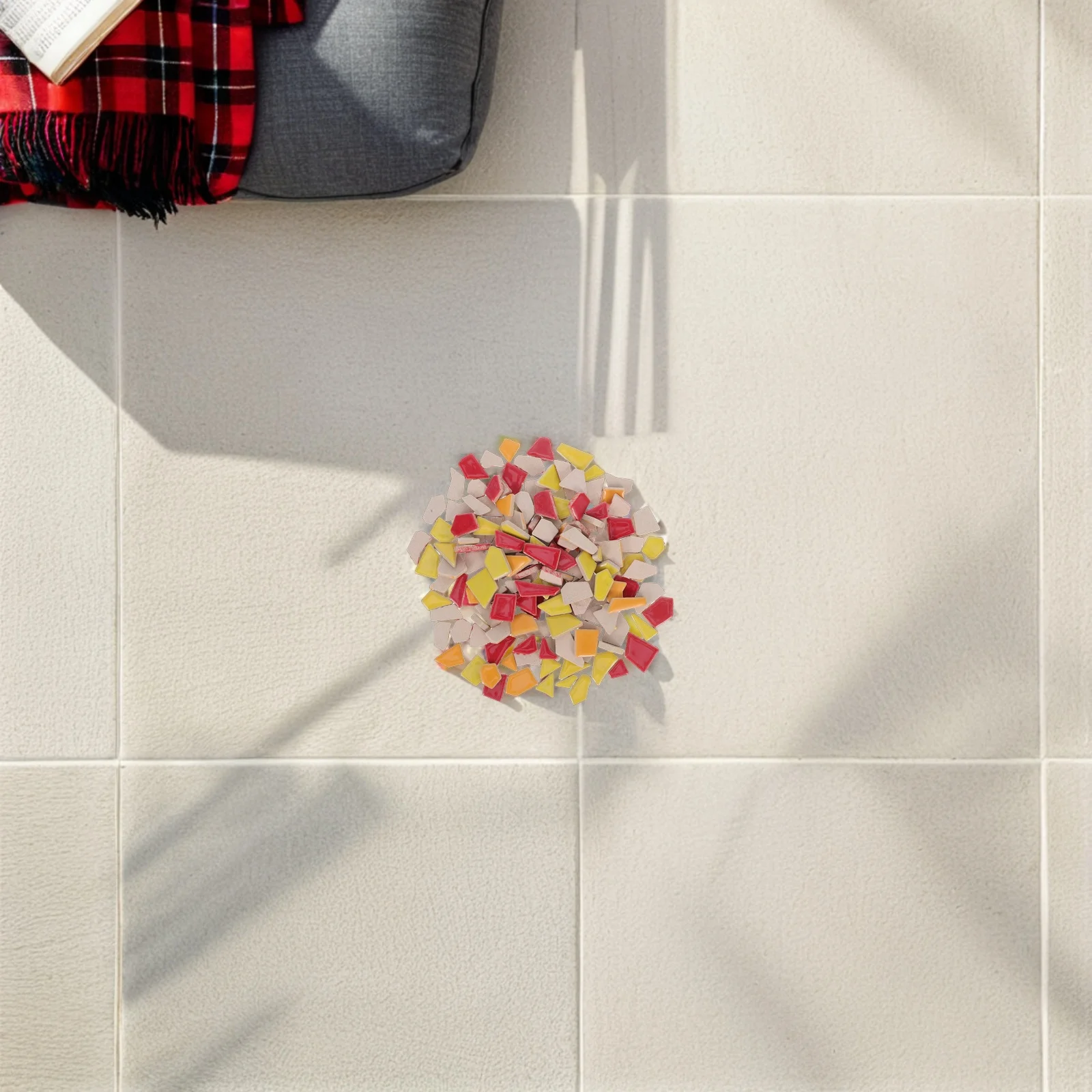 

Ceramic Shards Irregular Tiles Vintage Style Decoration Ceramics
