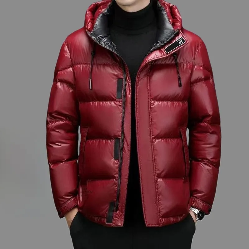 2024 New Arrival Winter Jacket Sill-like Cotton Jackets Men,mens Fashion Thicken Warm Parkas Waterproof Coat Male Size M-4XL