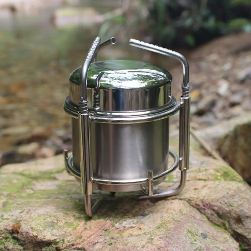 

Wholesale & Dropshipping ！190ml Alcohol Stove Portable Rustproof Stainless Steel Camping BBQ Cooking Stove For Outdoor