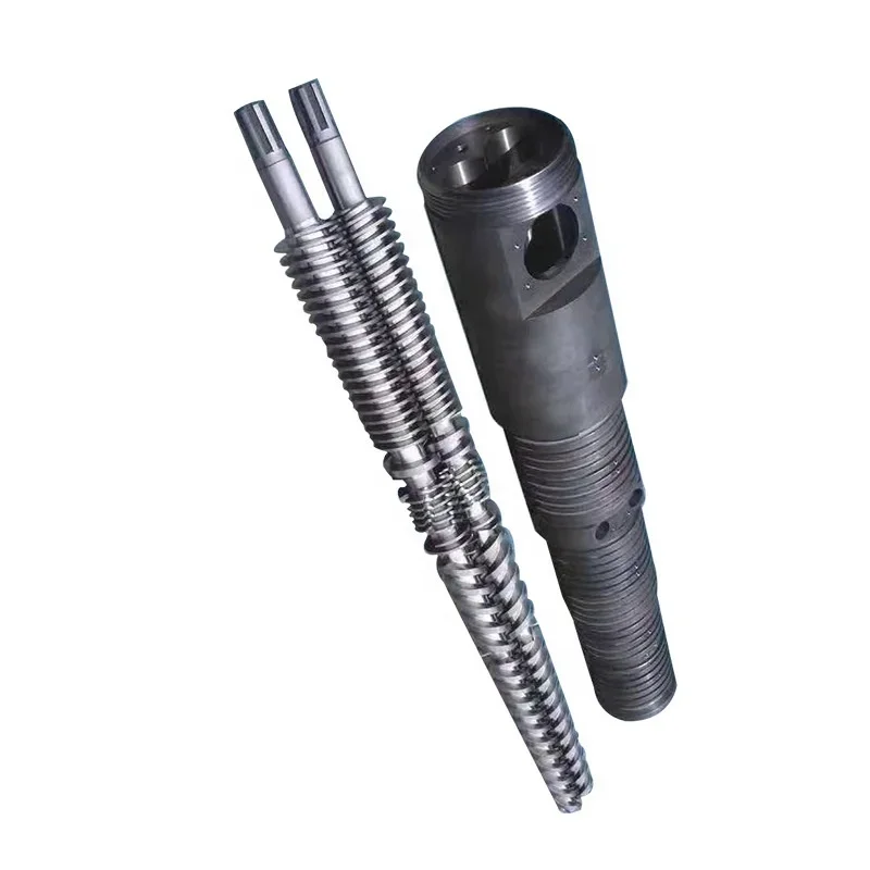 

Custom OEM Stainless Steel Alloy Single Twin Extruder Screw Barrel Reciprocating Injection Lead Feed Screw Auger Nitride