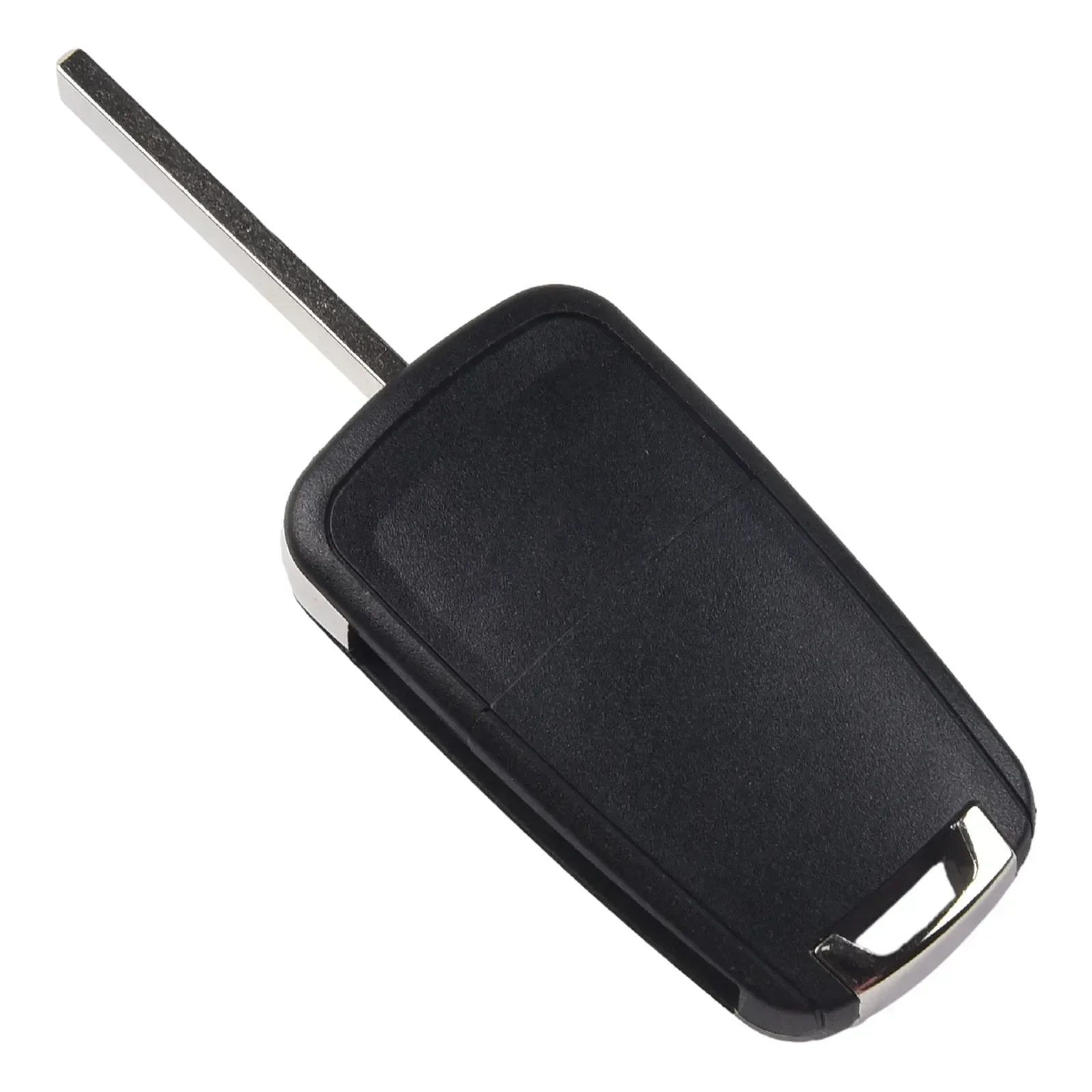 Étui de clé de voiture pliable à 2 boutons, boîtier de clé pliable, coque de clé noire sans batterie, Opel, Zafira, Mokka, Karl, Insignia