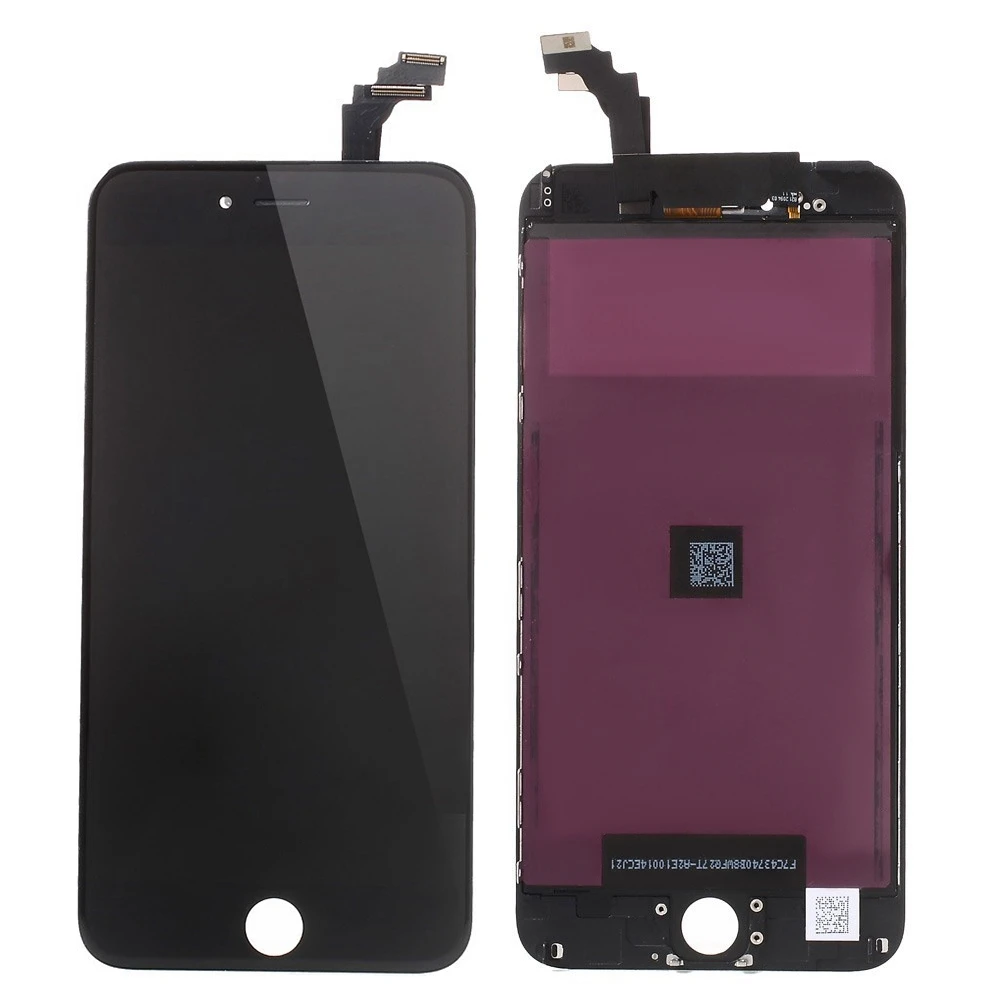 For iPhone 6 Plus 5.5 inch LCD Screen and Digitizer Assembly + Frame Made by China Manufacturer, 380-450cd/m2 Brightness)