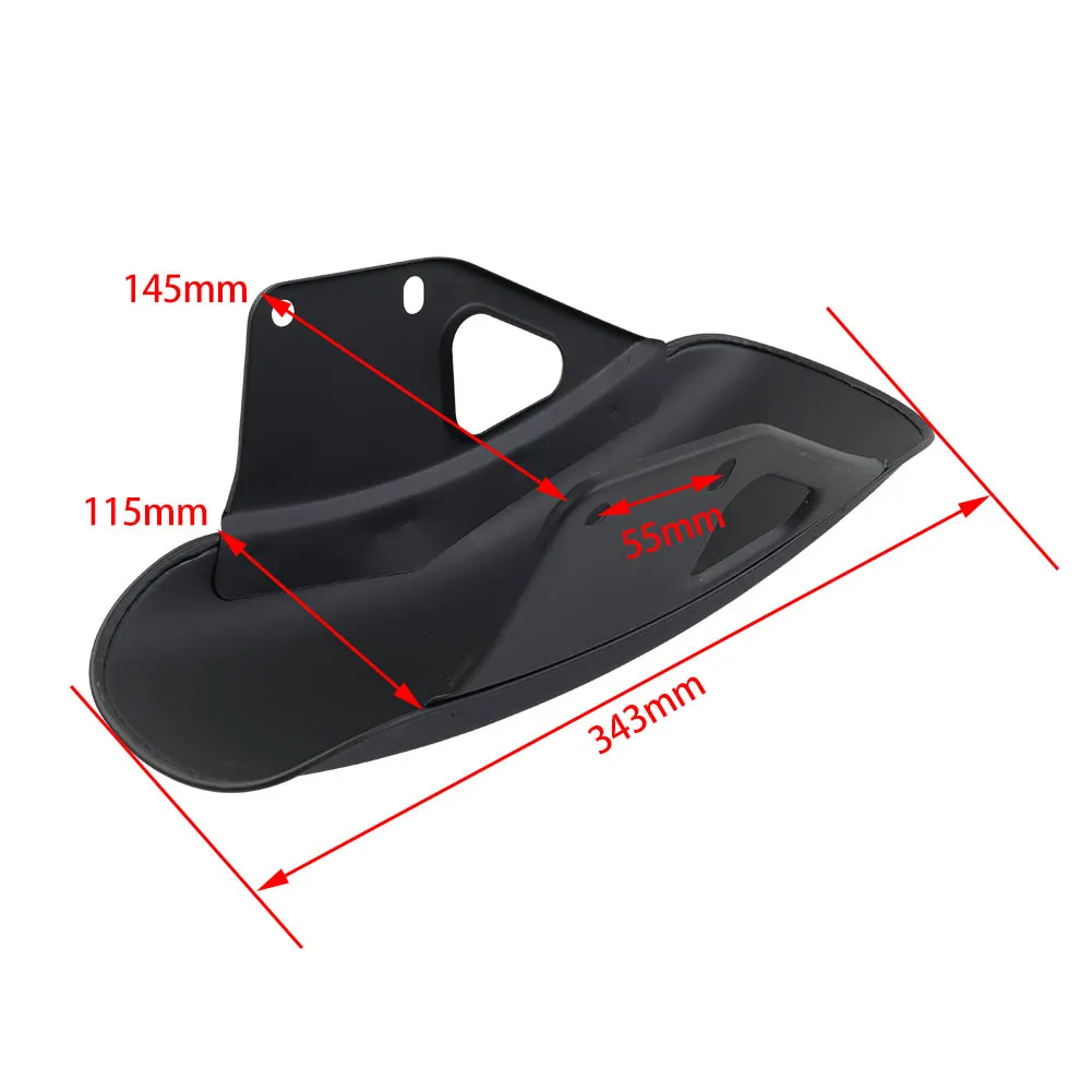 Motorcycle Front Fender Mud Guard Fairing Mudguard Cover For Suzuki GN125 GN250 Matte Black