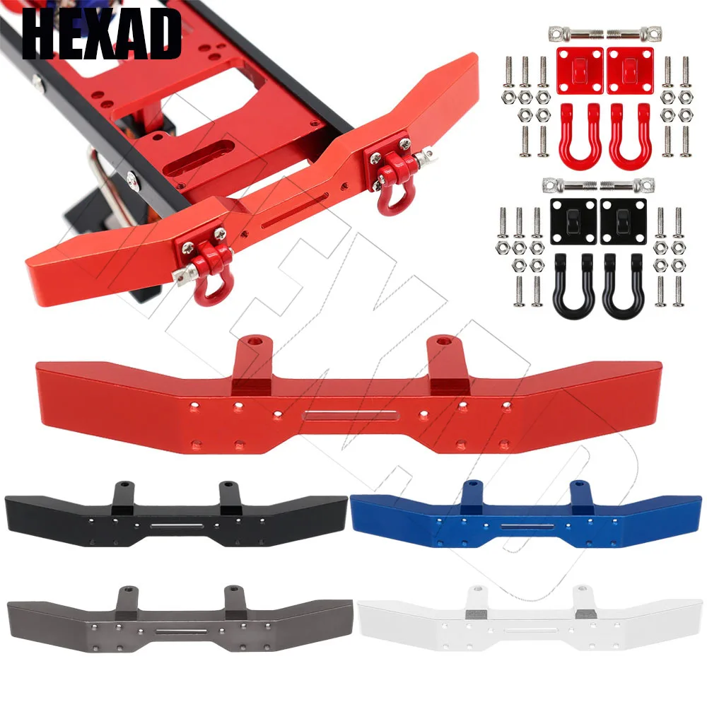 Paraurti anteriore in metallo con gancio di salvataggio per modello di auto WPL B14 B16 Q60 Q61 1/16 RC Track Car Upgrade Parts