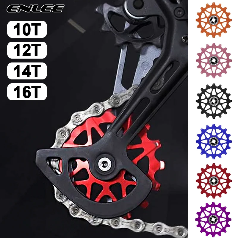 

Bike Rear Jockey Pulley Ceramic Bearing Derailleur Jockey Wheel Ultralight MTB Road Bicycle Derailleur Guide Wheel Accessories