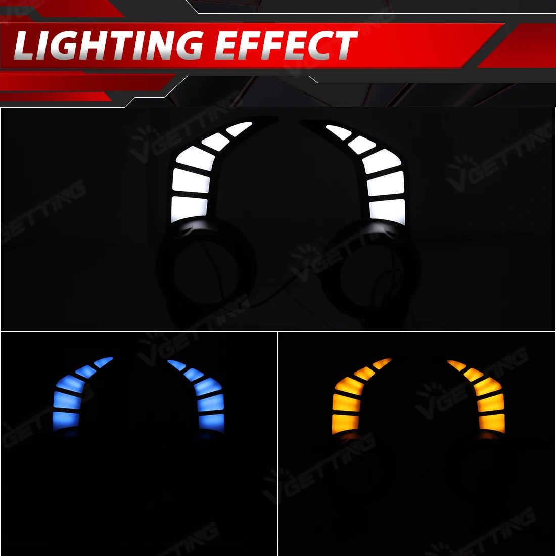 For Toyota 4 Runner 4Runner 2014-2024 LED Daytime Running Light Turn Signal Lamp Foglamp 3-Color DRL Replacement Upgrade Parts