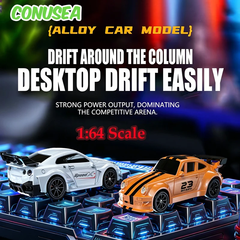 1:64 Scale Rc Cars Remote Control Car Mini Radio Control Drift Racing Vehicle Desktop Pocket Car Toys For Children Boys Gifts