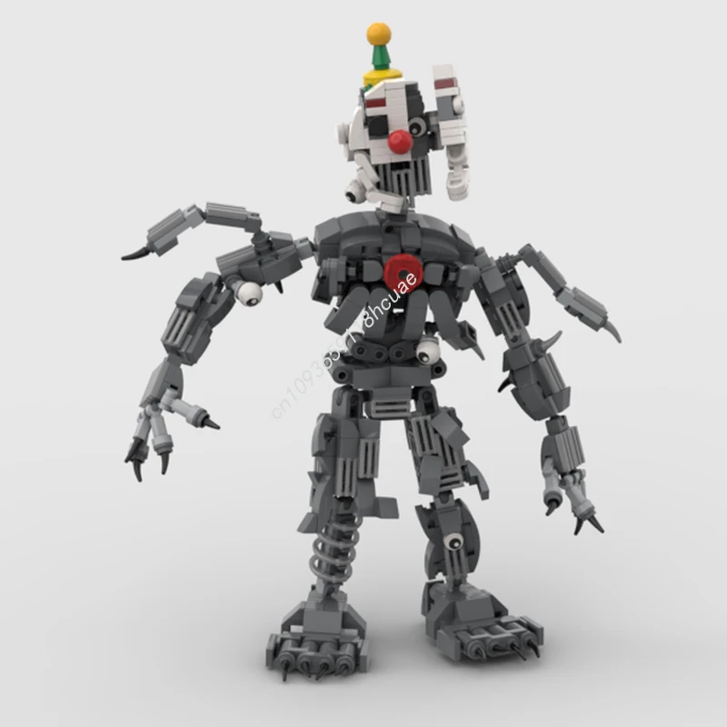 

596 шт. MOC Ennard FNAFes, интерактивные обучающие строительные блоки для родителей и детей, рождественский подарок для всех возрастов