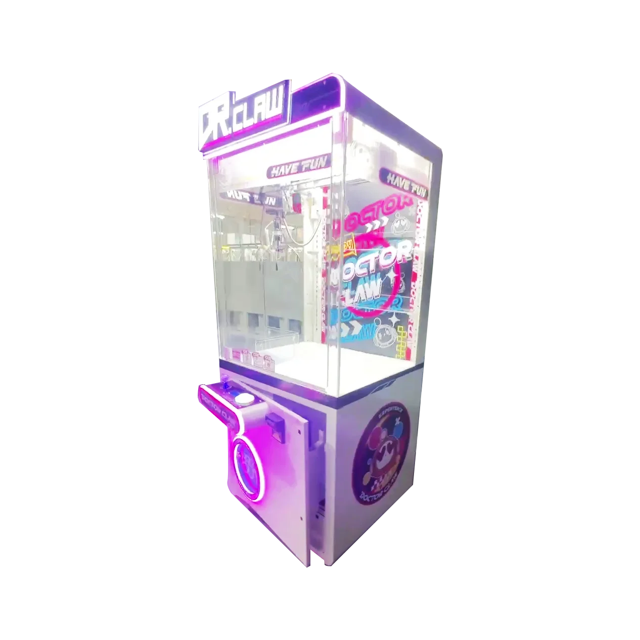 Small Bottle Claw Crane Machine Interesting Redemption Game Machine Coin Operated Amusement Claw Crane Redemption Game Machine