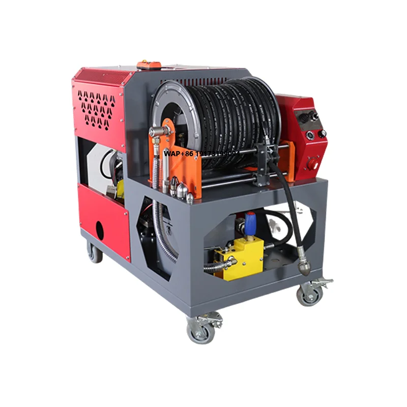 New OEM 37HP Heavy Duty High Pressure Jet Cleaner Cold Water Cleaning for Pipeline Drain Sewer Cleaning Residue Free