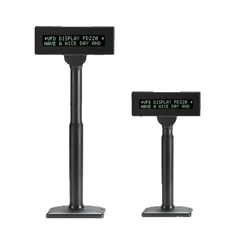 Customer Display USB Port 220VFD Independent For Cash Register System POS System for Store Cashier Display Consumption Amount