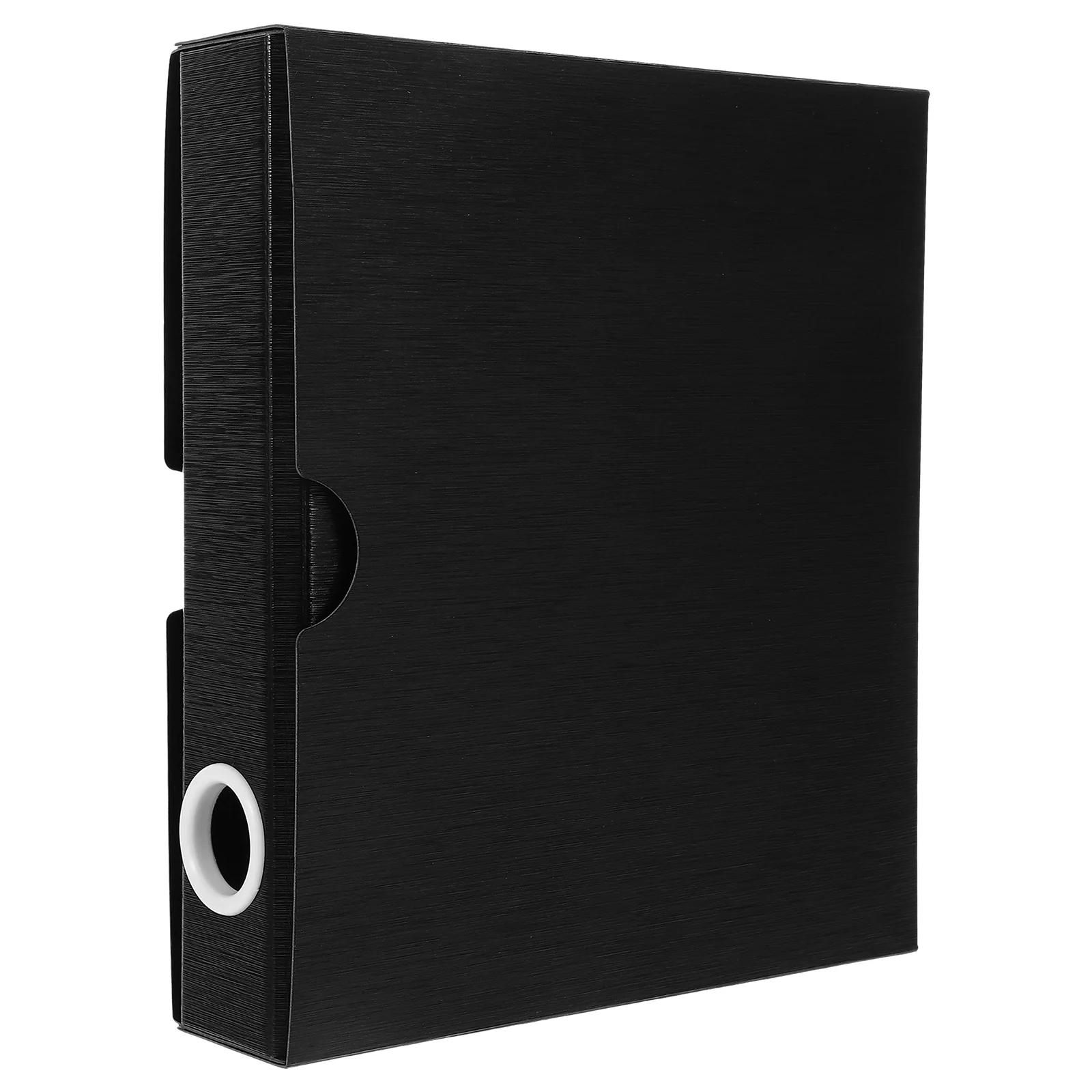 

A5 Ring Binder Card Pockets Shell PP Hard Cover 2 Hole Punch School Office Supplies Lightweight Anti slip Durability Slim Design