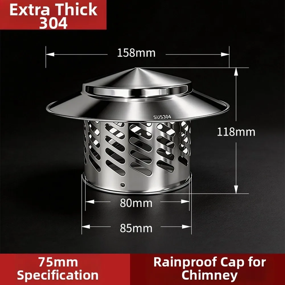 For Home Ventilation Pipes Exterior Wall Cap For Outdoor Weather Protection Optimal Airflow Vent Hood Ventilation System