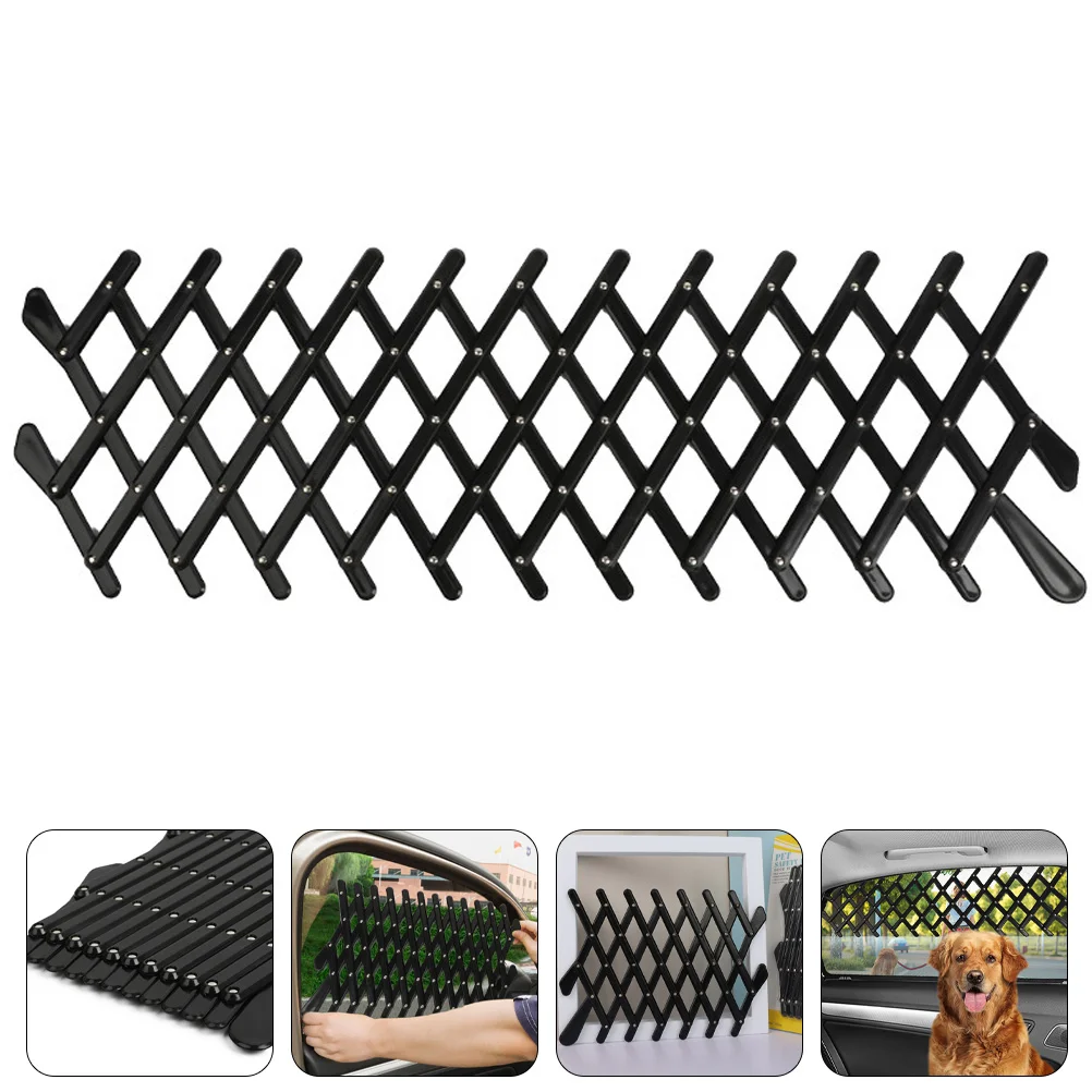 Portable Pet Barrier Fence Pets The Dog Enclosure for Metal Cats Protector Car Travel Door