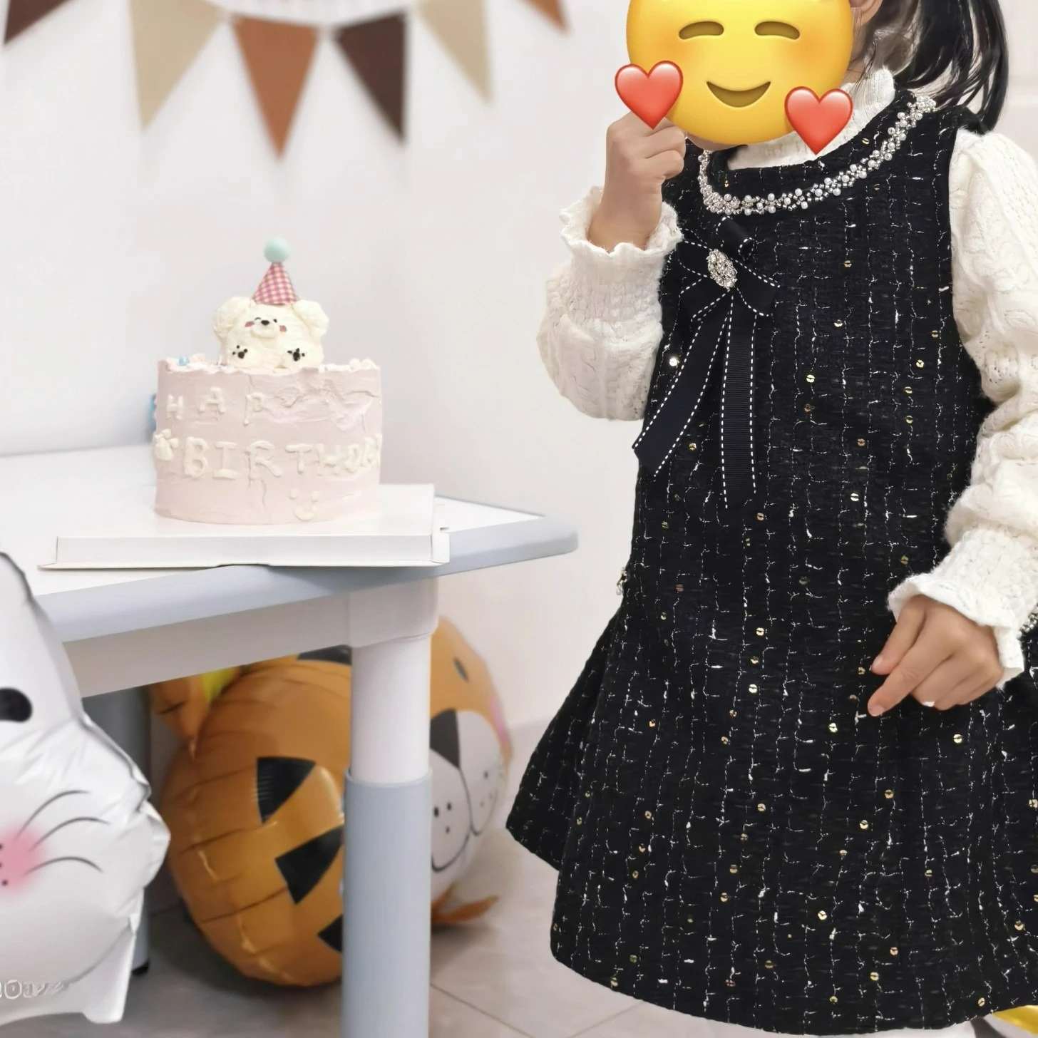 Autumn Girls' Sleeveless Vest Dress Winter Baby Black Elegant Rhinestone Dress Kids Dresses for Girls 2-7Y Winter Party Wear
